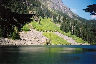 View of part of the lake, Eaton Lake 2001-07.